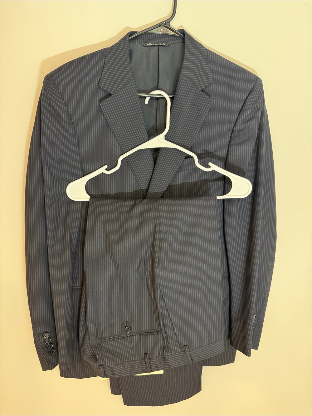 Canali Charcoal Pinstripe Suit - Two-Piece